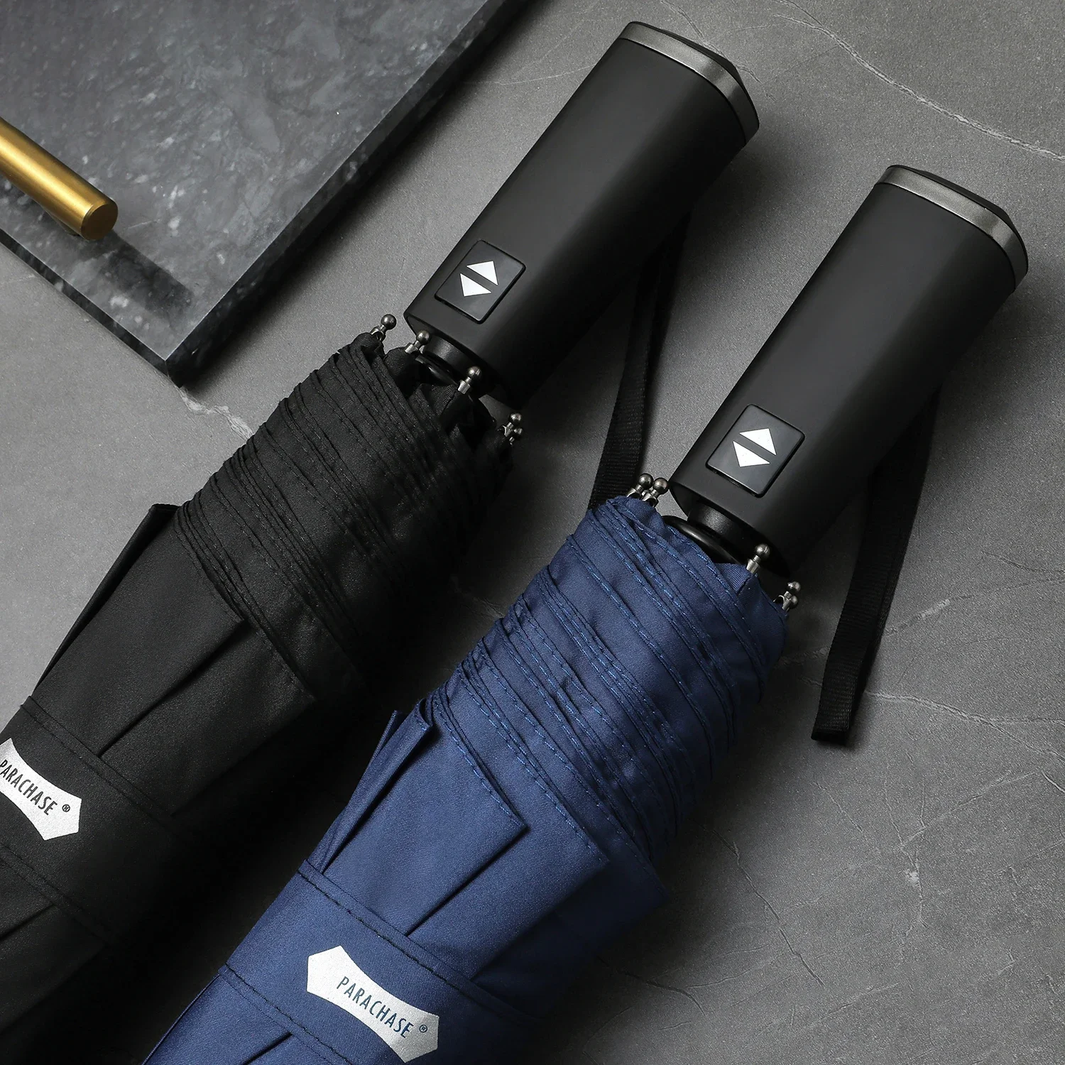 

Складной зонт для гольфа в деловом стиле, большой автоматический зонт длиной 135 см, Ветрозащитный прочный, парашютный Зонт с дождем 8K для мужчин