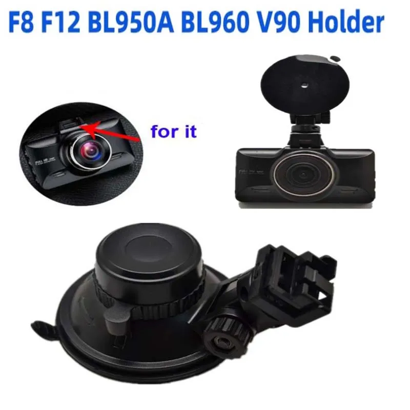 

Car DVR Bracket Suction Cup Type 360°Rotating Without USB Charging 3 Pin Port Universal Interface Firm&Durable Black For Lamando