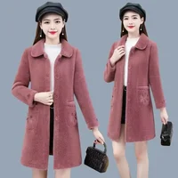 Plus Size Casual Fashionable Pure Color Loose Outerwear for Women Autumn Winter New Arrival Versatile Stylish Jacket Coat