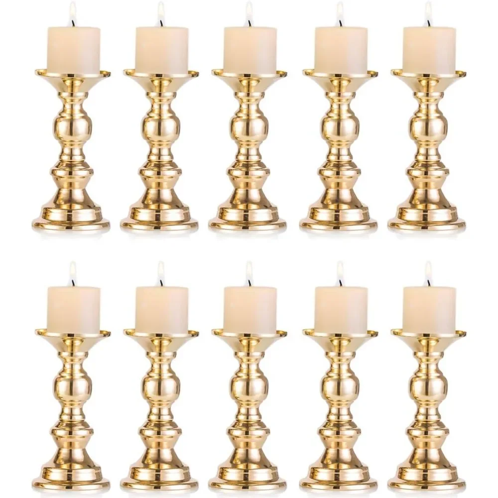 

Wedding Centerpieces Candlestick Holders for 2 Inches Candles Stand Decoration Ideal for Weddings Centerpiece Parties Home Decor