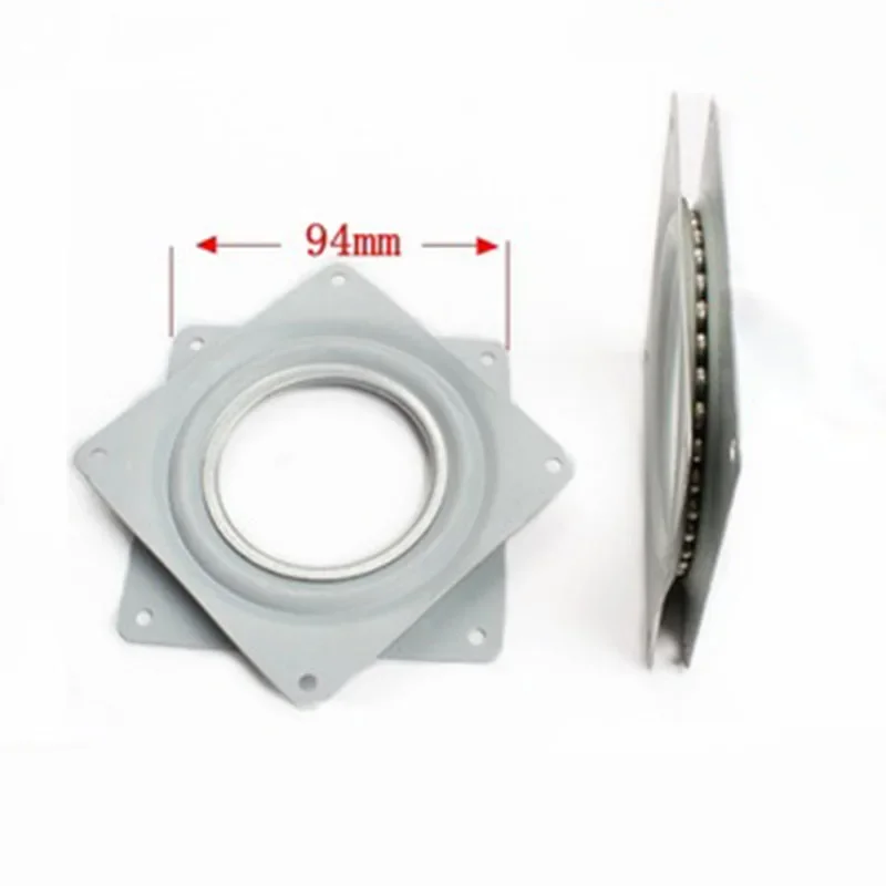 2/3/4/6 Inch Steel Square Lazy Susan 360Degree Rotating Rolling Bearing Turntable 300 Lbs Bearings Plate With Screws