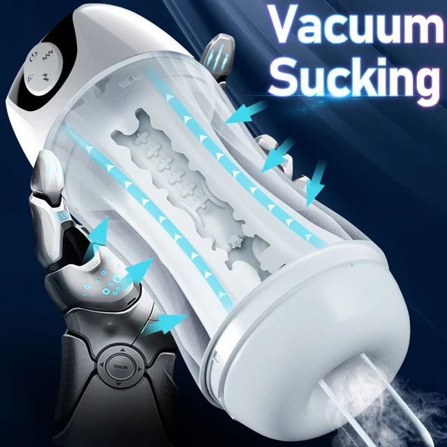 Masturbators For Men Automatic Sucking Real Vagina Vibrator Male Masturbation Cup Pussy Pocket Sex Machine Toys  For Adults 18 1
