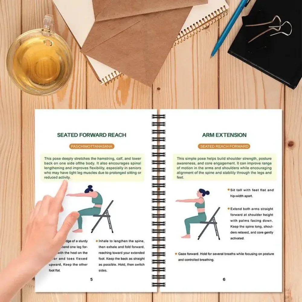 New products elderly chair weight loss yoga books A variety of general sports books elderly sports yoga books - 5