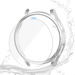 Waterproof Screen Protector and Durable PC Case with Tempered Glass Cover - Watch 5 Pro 45mm (Starlight)