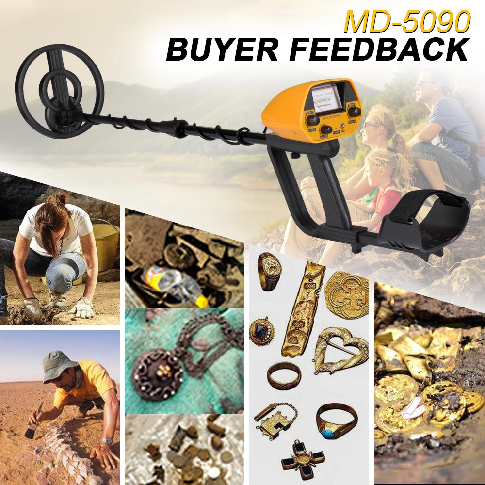 MD-5090 Professional Gold Detector Best Value Metal Detector De Metales for Unde