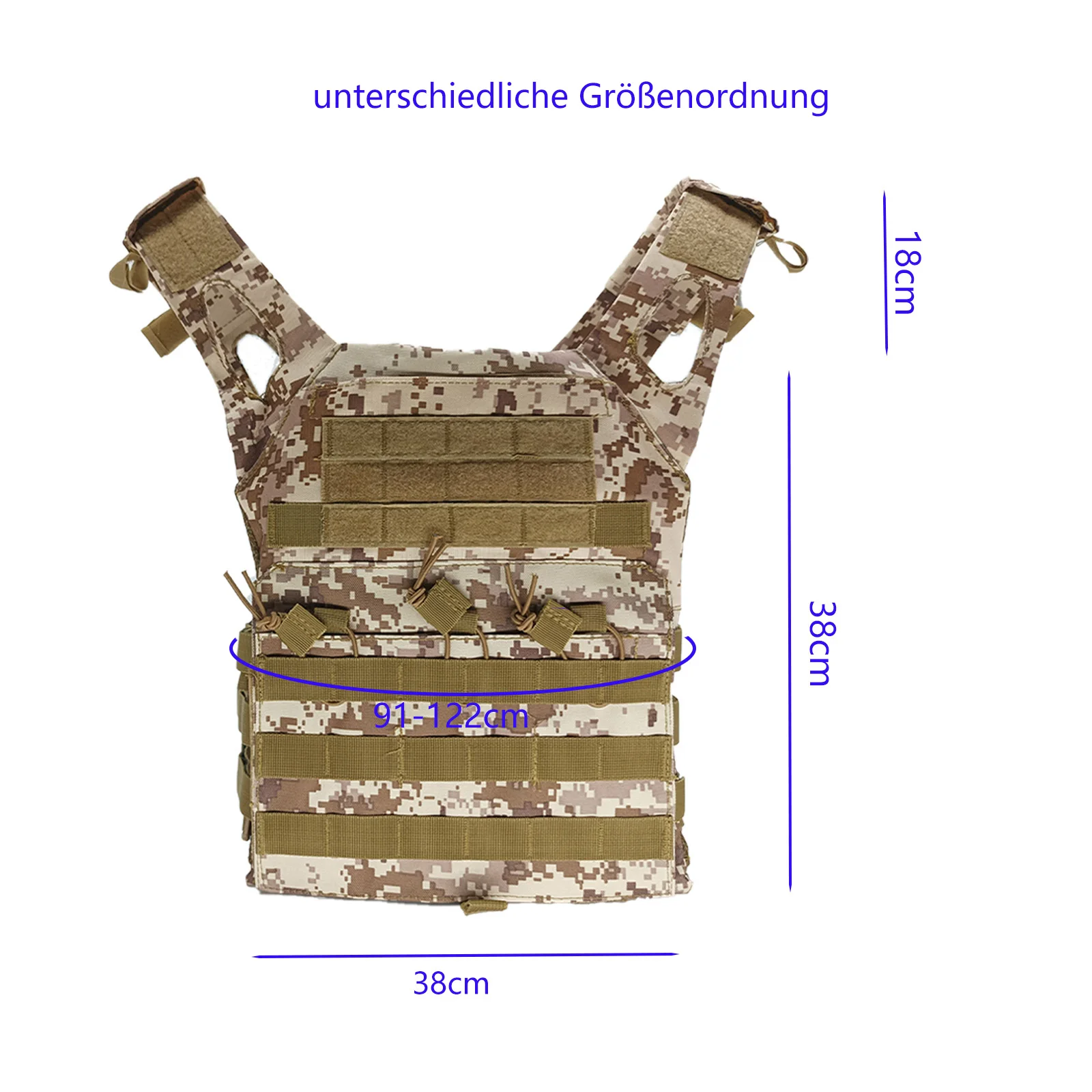Polyester Tactical Military Training Vest for Outdoor Activities