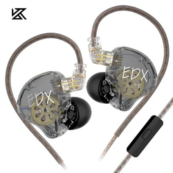 Enhanced Bass High-Fidelity In-Ear Earphones for Music, Gaming, and Sports (Gray With Mic)
