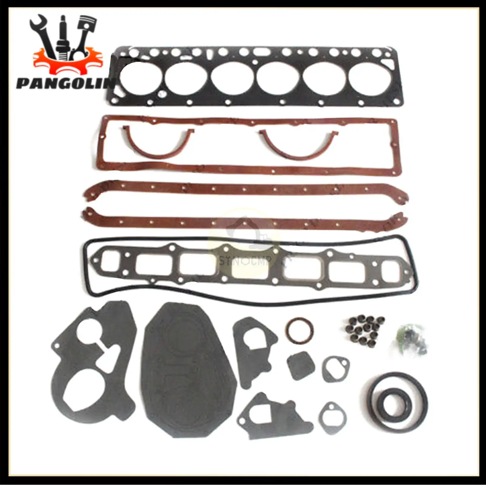 PANGOLIN Kit De Juntas De Motor 2F Para Toyota 4.2L Land Cruiser FJ40 Fj43 Fj45 Fj60 1981 1987 Excavadora Aftermarket Parts