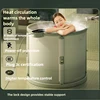 220V Constant Temperature Heating Bath Bucket Foldable Bath Bucket Children and Adults Sweat Sauna Heating Bath Bucket 2