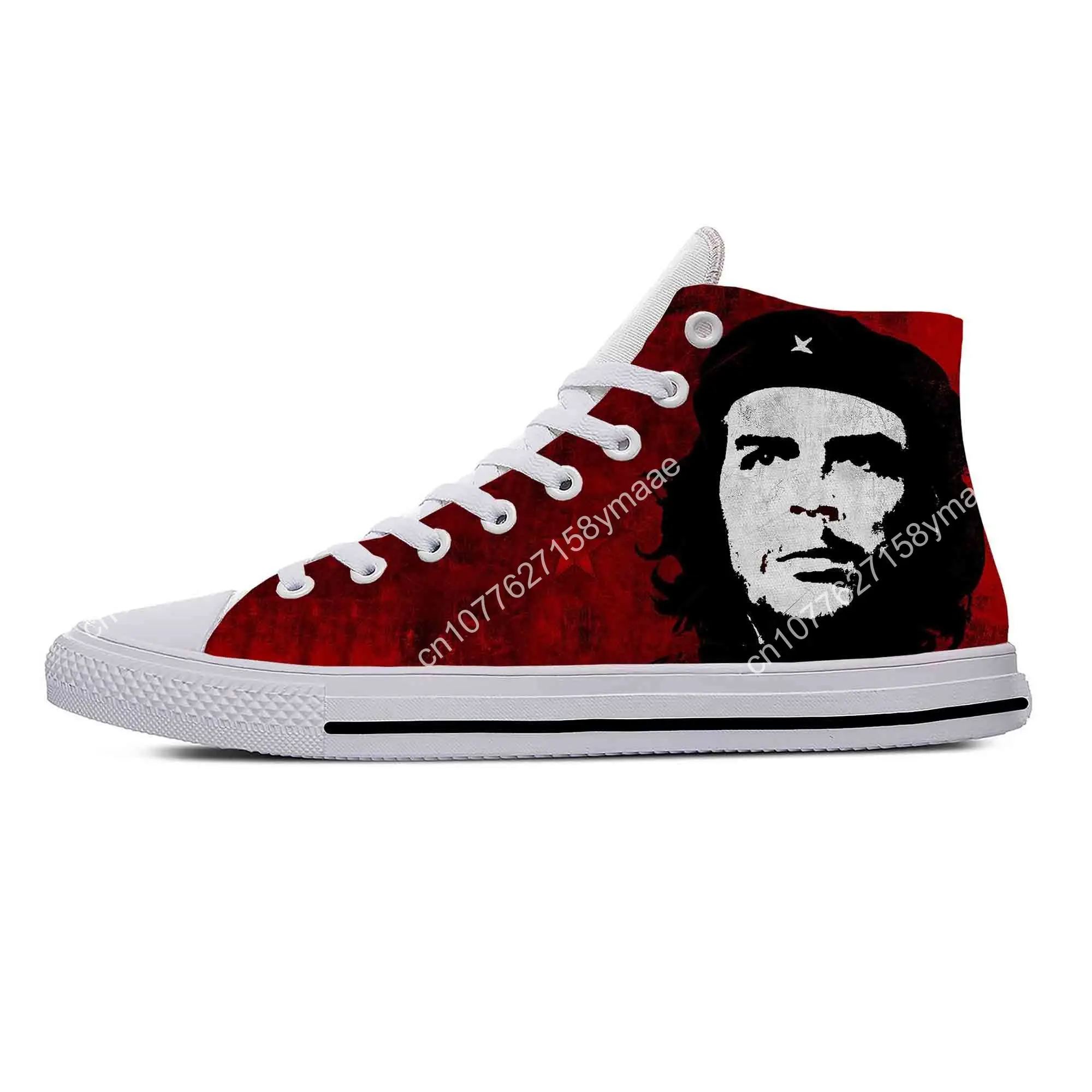 Hot Cool Che Guevara Communism Socialism Cuba Cuban Casual Shoes High Top Lightweight Men Women Sneakers Classic Board Shoes