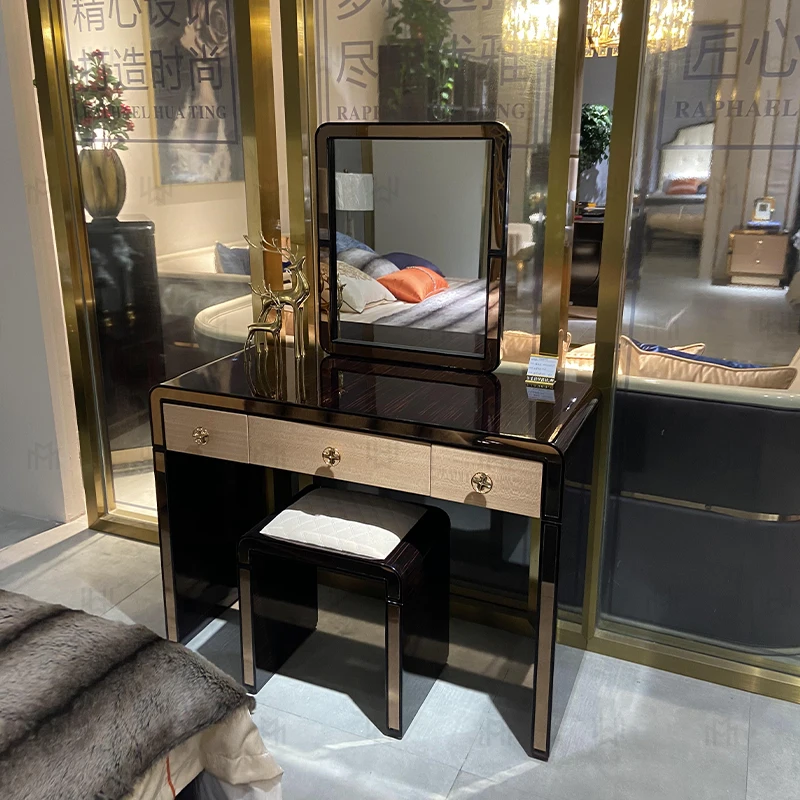 

Cosmetic Minimalist Dressers Mobile Mirror Vintage Organizer Dressers Japanese Cartoon Pentiadeira Feminina Salon Furnitures