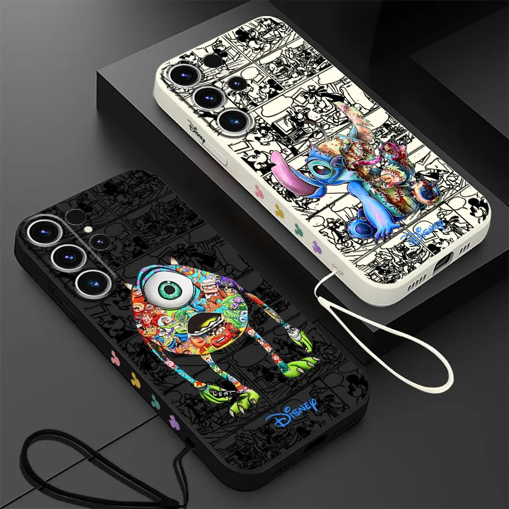 Custodia Coque Disney Stitch Per Samsung Galaxy S21 Plus S23 Ultra 5G S20 Fe S24 Ultra S22 S22 Plus S23 Plus Cover In Silicone Morbida
