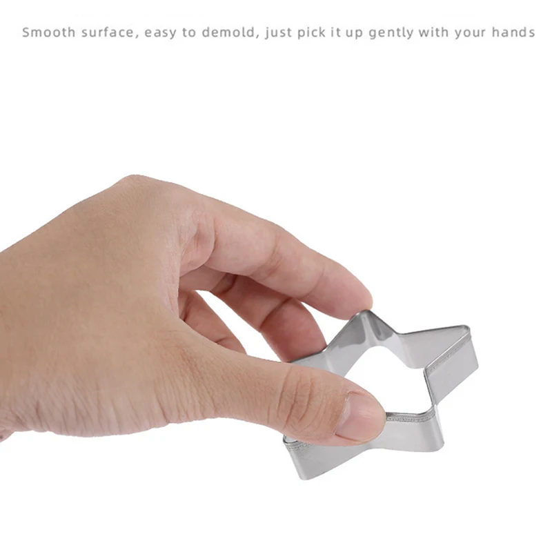 Stainless Steel Sugar Cookie Mold Set for Baking and Party Games