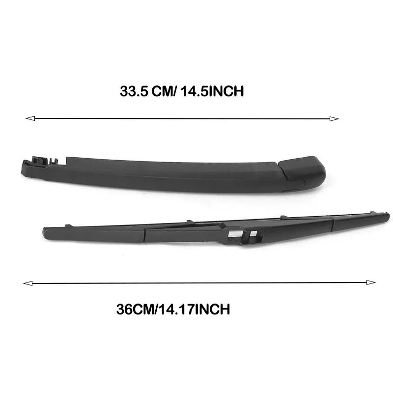 Wiper 14" Fits For Mazda CX-9 CX-7  CX7 CX9 Rear Windshield Wiper Windscreem Blade Kit Replacement 2007 2008 2009 2010 2012 2015 2