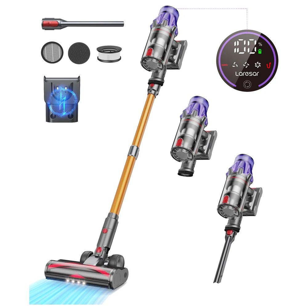 Cordless Vacuum Cleaner 500W 50Kpa Powerful Suction Smart HEPA Lightweight - Picture 16 of 17