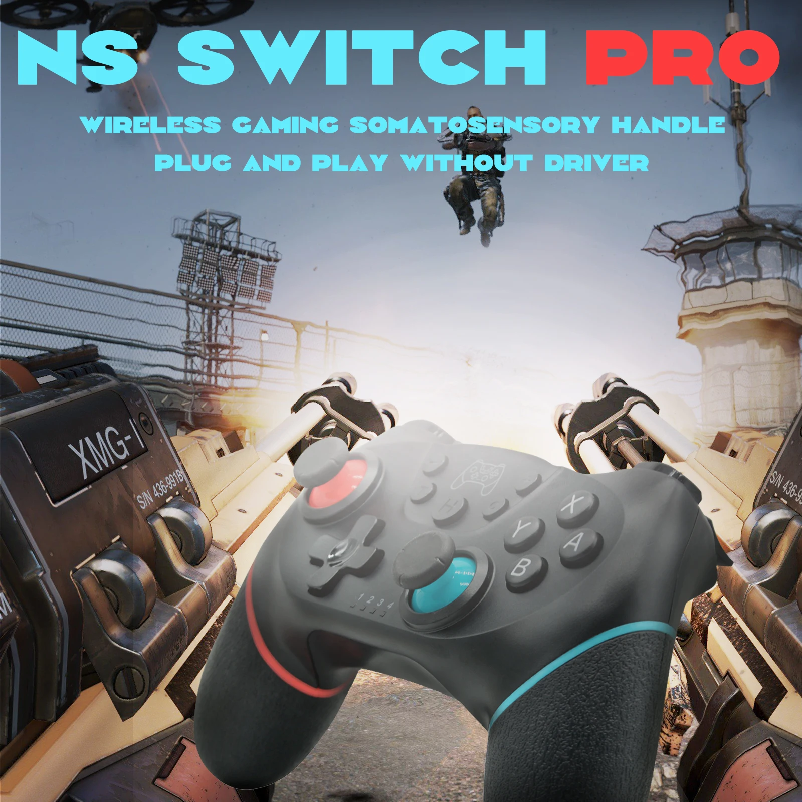 Game Controller BROODIO Compatible Nintendo Switch Controller Wireless Bluetooth For Nintendo Switch Pro OLED Console Control Joystick