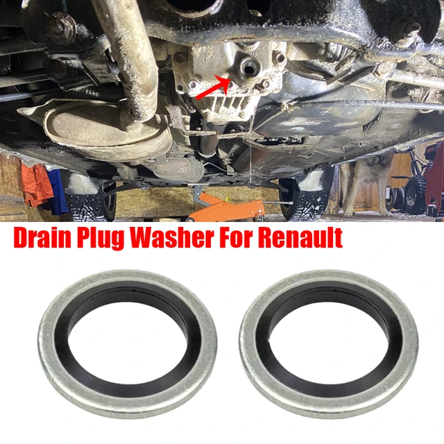 110265505r 2 Stück Auto Ölwanne Ablass schraube Dichtung dichtungen Ringe  Unter leg scheibe für Renault Clio Staub tuch Espace Fluence Logan  szenischen Puls - AliExpress