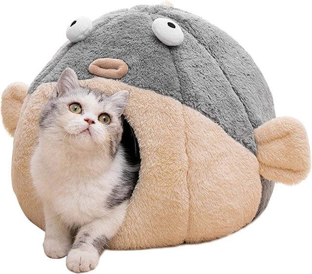 Cat Beds for Indoor Cats Cat Bed Cave with Removable Washable