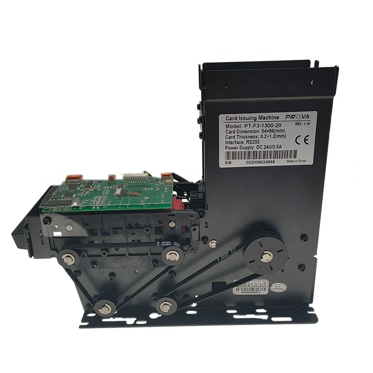 

PT-F3 chip card & RFID card dispenser & collector