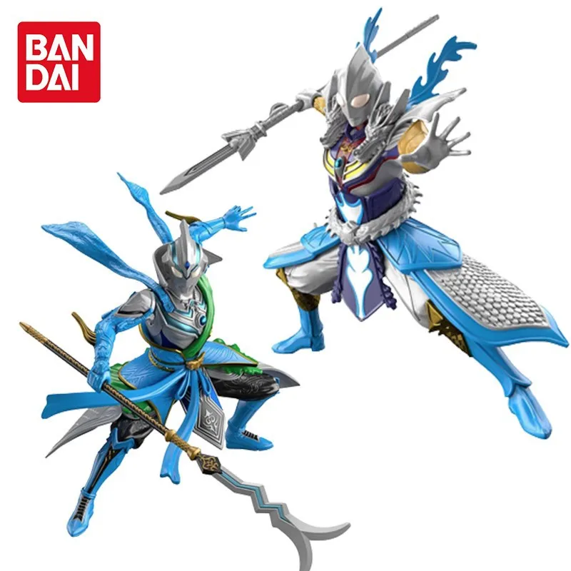 

Bandai Fuma Tiga Ultraman Legend of Heroes Assembled Model Zhao Yun Zhang Fei Shirt Model Toys for Kids Birthday Gift