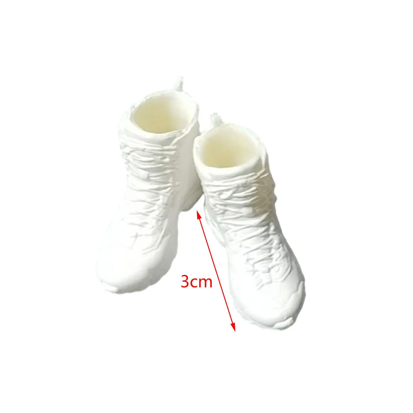 1:12 Scale 6" Male Soldier Shoes, Action Figures Shoes Decoration Parts