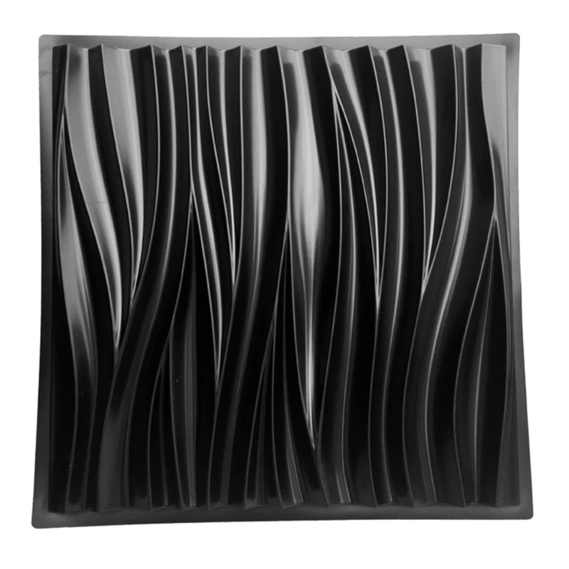 Wave Pattern Wall Concrete Cement Plaster Mold Plastic Brick Stone Tiles Walk Maker DIY Manual Garden Lawn for Path Paving Pavem