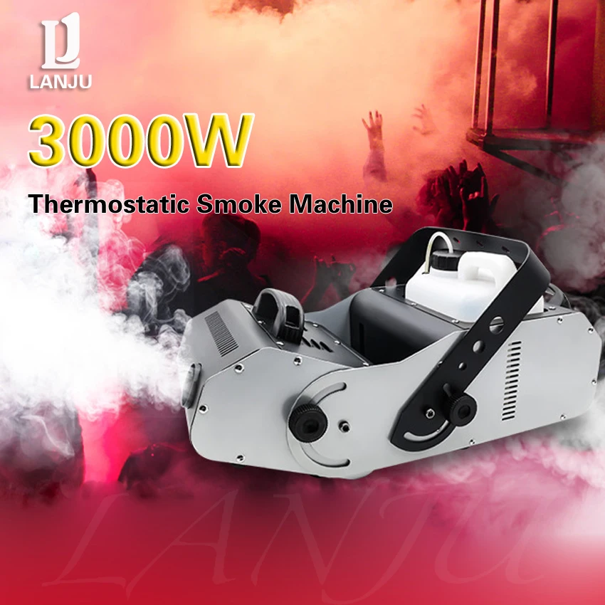 

LJ Smoke Machine 3000W DMX512 Remote Control Disco Fog Light Professional Stage DJ Equipment Wedding Music Party Indoor Club