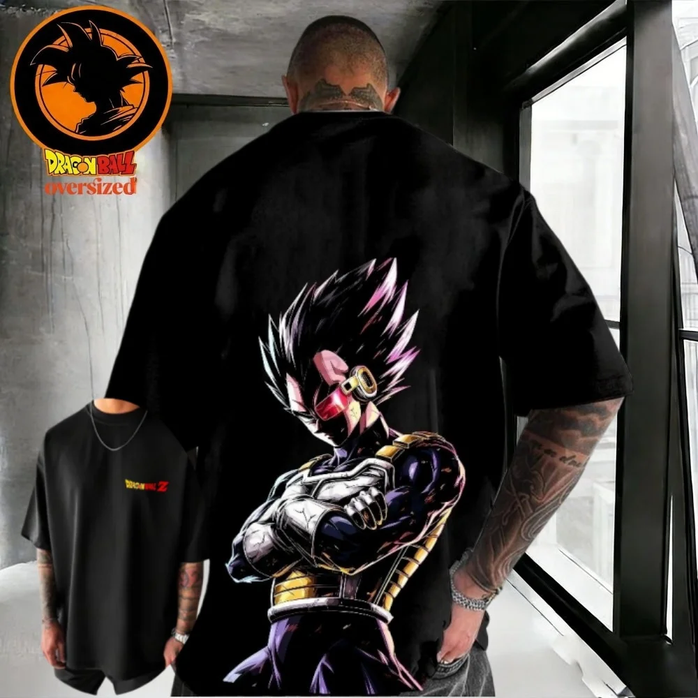 2026 Sommer Dragon Ball Kollektion Retro Hochwertige Baumwoll-T-Shirts für Herren Vegeta Unisex Kinder Freizeit-Kurzarmshirts