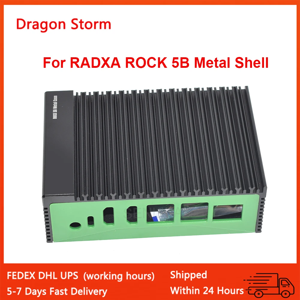 

New For RADXA ROCK 5B Metal Shell Equipped With Heat Dissipation