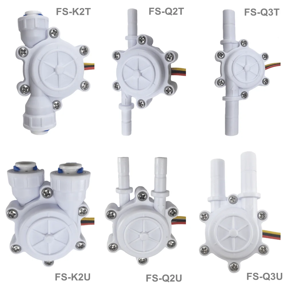 New Multiple Styles Flow Sensor Control Meter Flowmeter Counter 0.2-8L/Min Water Flow Sensor Switch Drinking Fountain Coffee