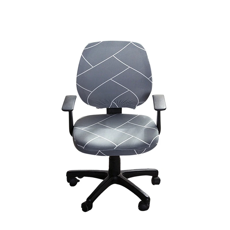 Details about   Elastic Office Chair Cover Study Room Seat Armchair Swivel Chair Plain Slipcover 