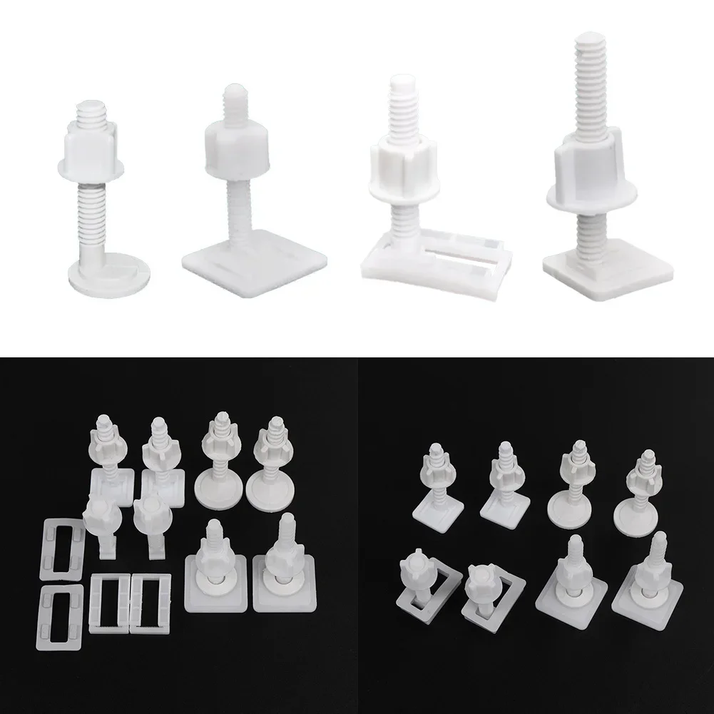 2Pcs Plastic Toilet Seat Hinge Repair Bolts Replacement Screws Fixing-Fitting Kit Repair Tool Bathroom Toilet Accessories