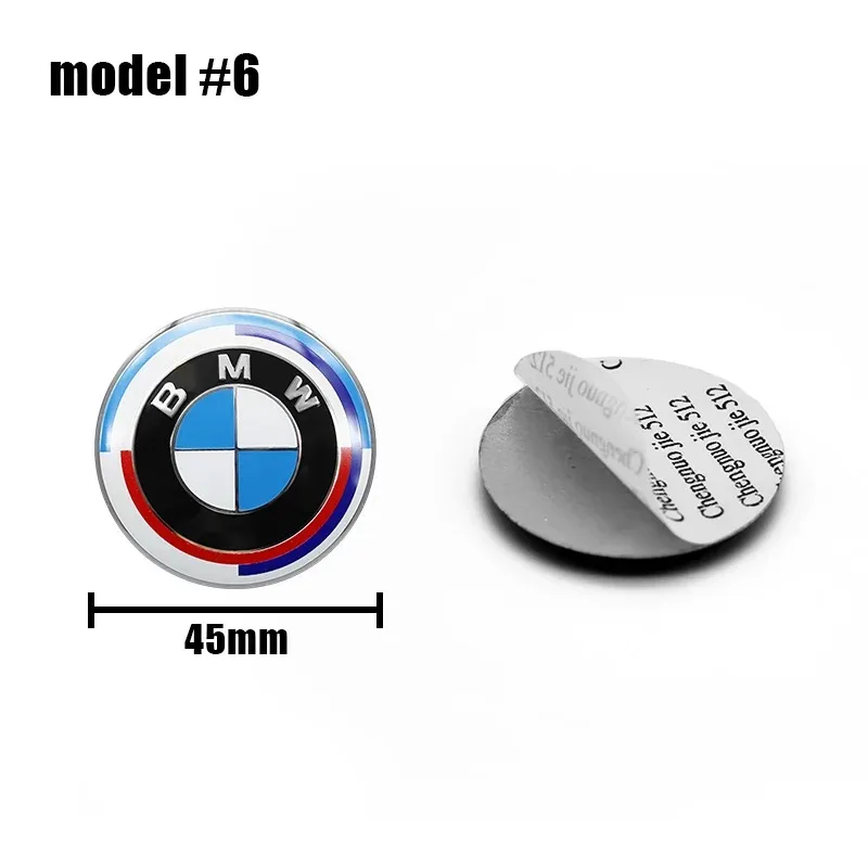Premium Car Styling Logo Steering Wheel Center Badge Sticker Emblem