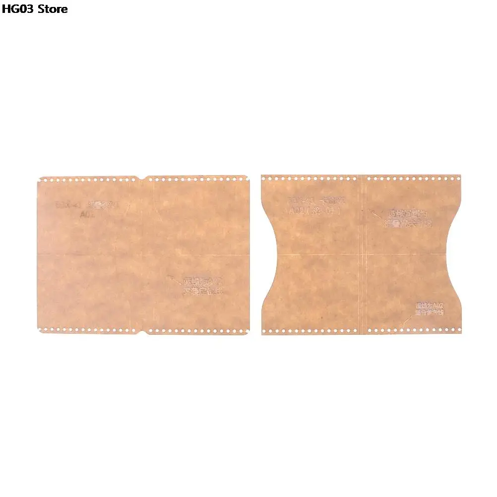 Acrylic Clear Template Handcrafting Set DIY Craft For Leather Wallet Bag Pattern leather craft tool kit leather craft tool leather craft tools leather tools sewing stencils set