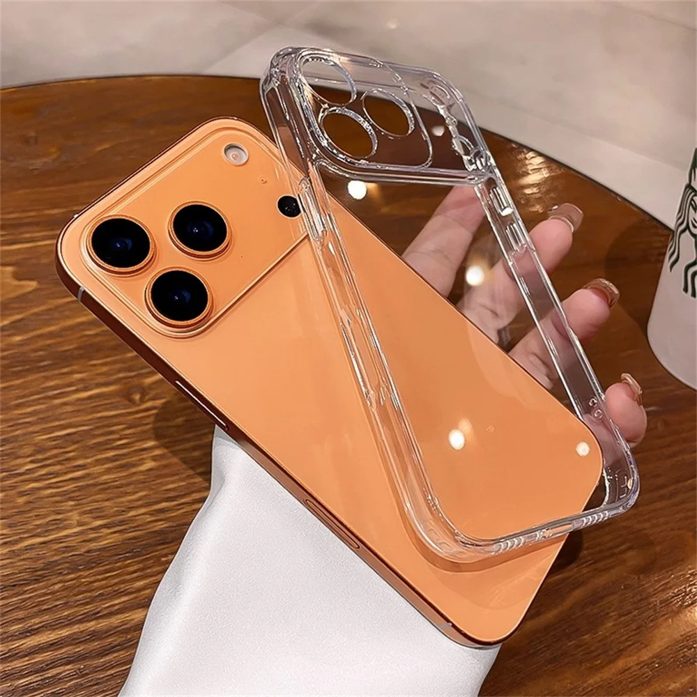 Ultimate Transparent Phone Case with Lens Protector and Shockproof Bumper Cover