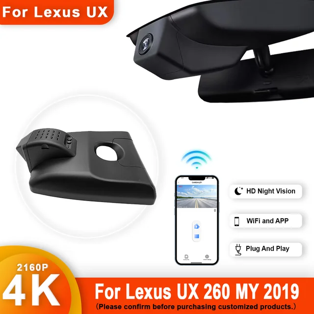 New!Dash Cam Front and Rear Camera Car DVR Wifi Dashcam Video Recorder  Night Vision HD 1080P For Lexus GX400 CT200h UX260h UX200 - AliExpress