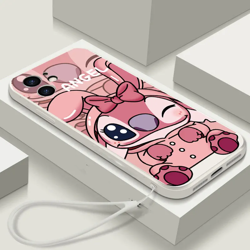 thumbnail image 1 of Cartoon Cute Angel Stitch Love Heart Case For Honor 90 70 X8 X7 X7A X8A X6 X6A X6S X7B X8B 100 Magic 5 4 6 Lite Tpu Phone Cover, 1 of 5