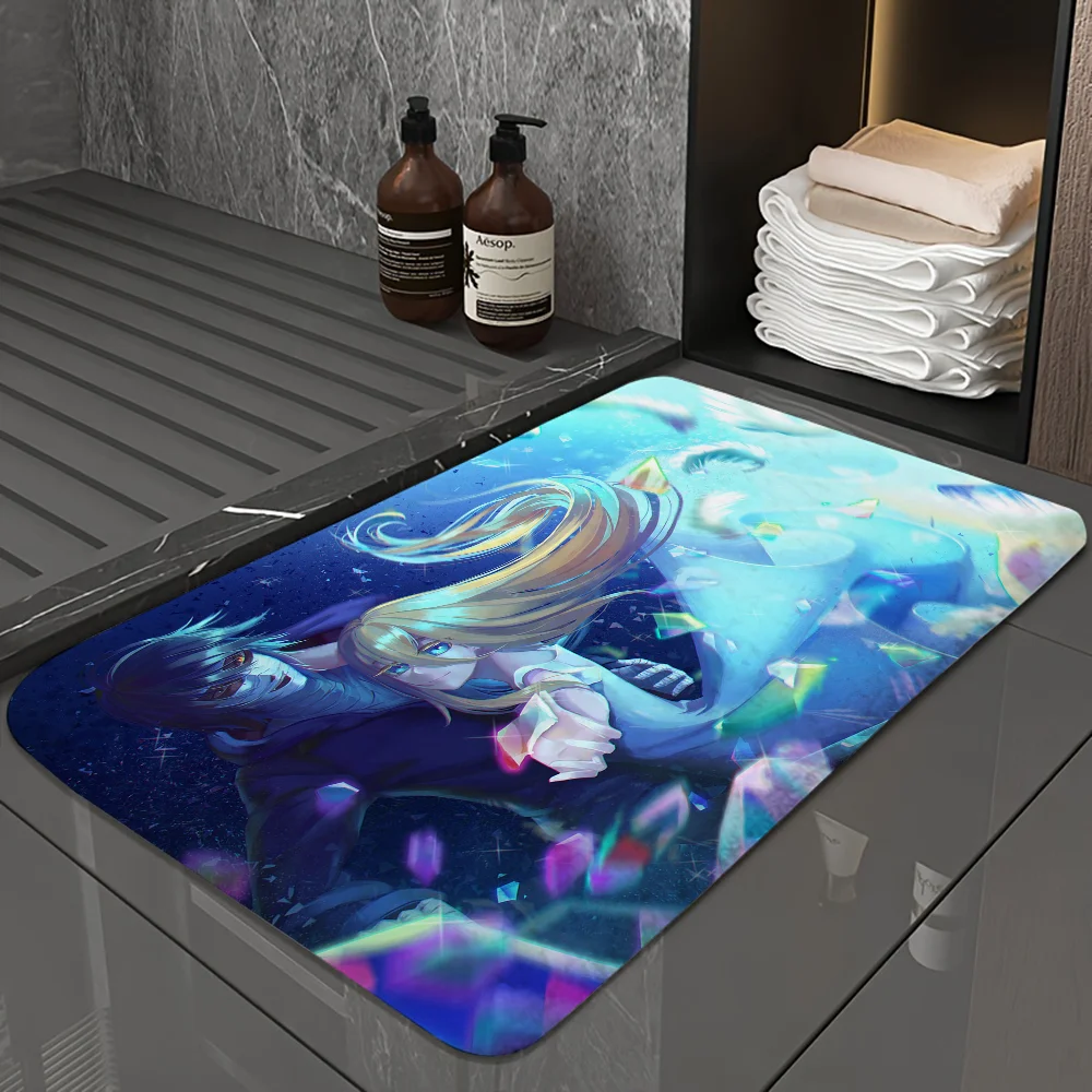 1pc Angels of Death Anime Floor Mat Room Mats Anti-slip Absorb Water Long Strip Cushion Bedroon Mat Household Carpets 4