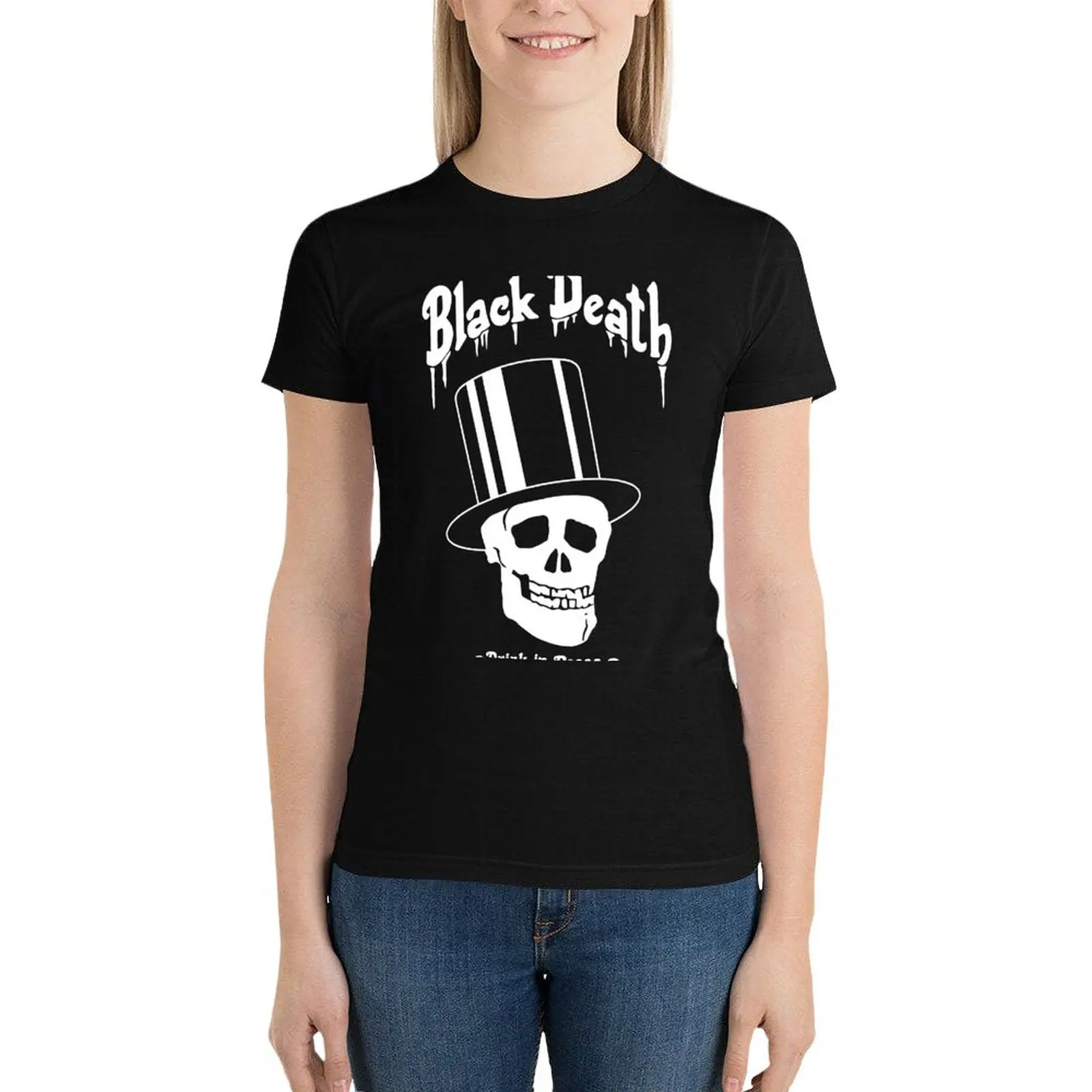 Black Death Vodka Slash Guns N Roses T-Shirt female graphics tees Woman clothing