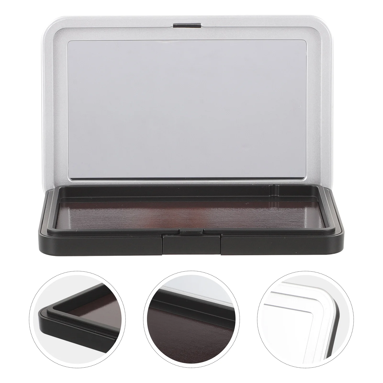 

Portable Eyeshadow Box Refillable Makeup Case Eyeshadow Blush Powder Organizer