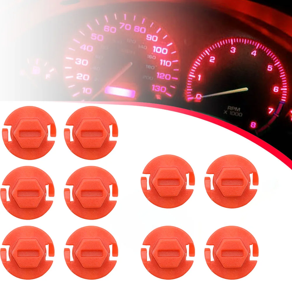 

10Pc For Audi 100 C4 80 B4 Cabriolet Coupe B3 TT 8N Led Bulbs Car Speedometer Cluster Dashboard Warming Indicator