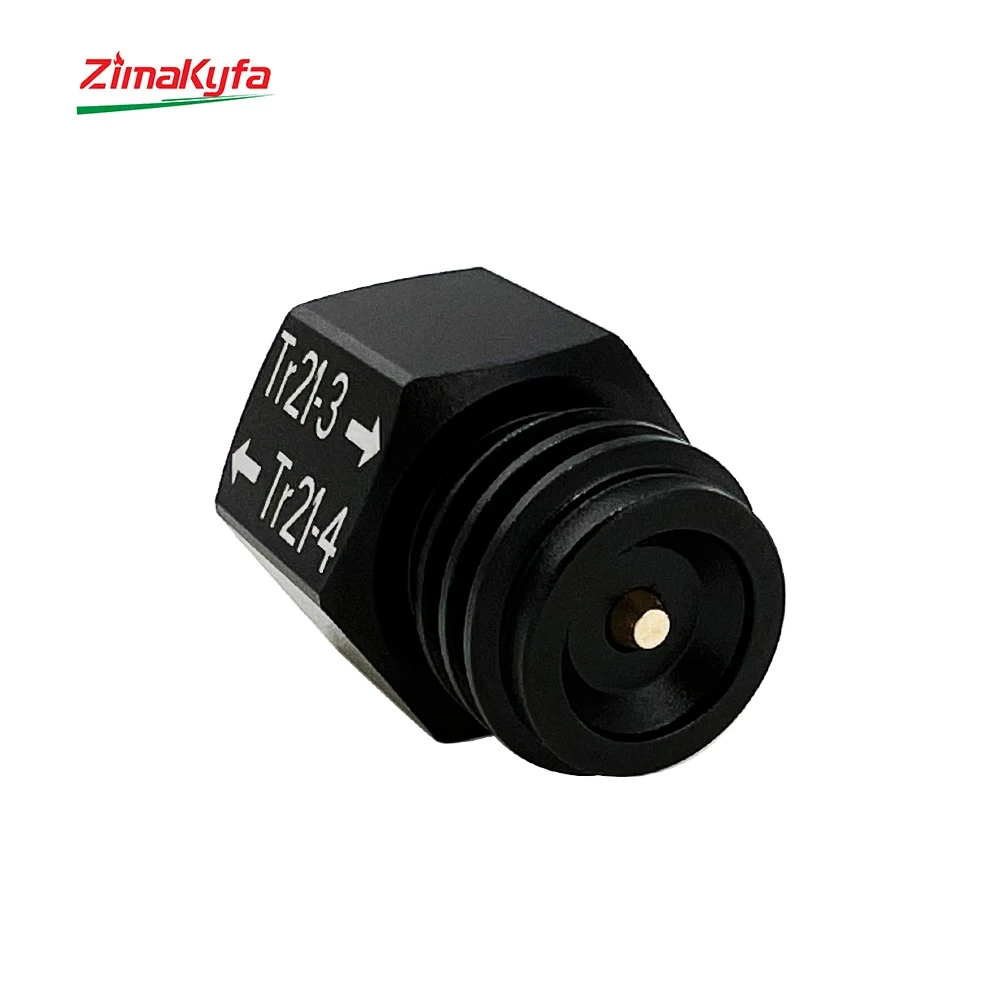 Soda CO2 Gas Convertor Adaptor for Sodastram Tr21-4 Female to Tr21-3 Male Threads Quooker Cube Tank Output Black