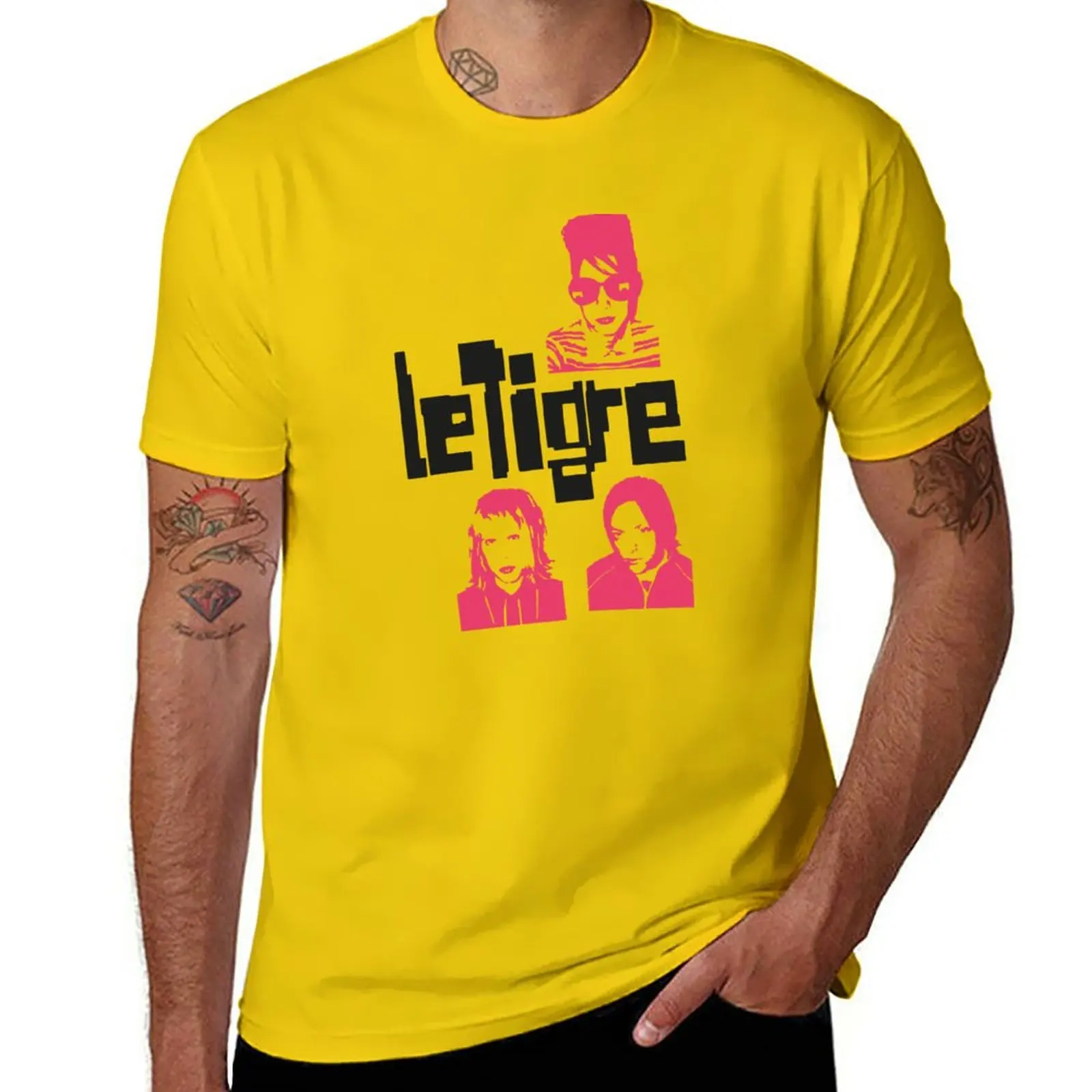 New Le Tigre T-Shirt Plus Size Top Tees Mens T Shirt Graphic