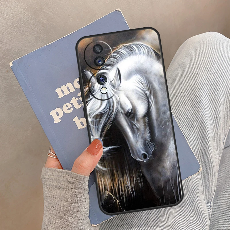 Domineering Cool Horse Design Phone Case