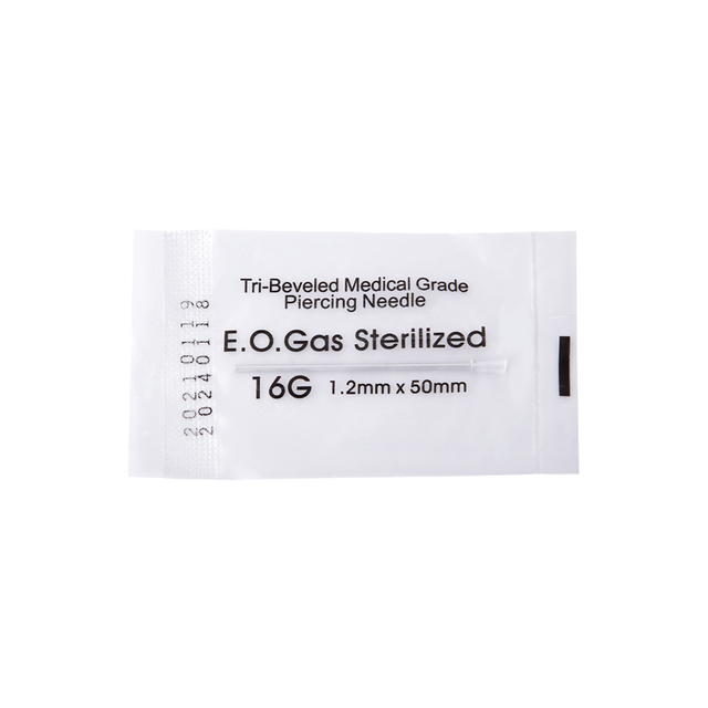 Disposable Tattoo 12g/14g/16g/18g Piercing Needles Navel Nipple Ear Nose Lip Stainless Steel Piercing Needles Kit Tool