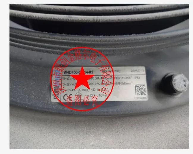 

W4D450-CO14-01 400V 0.98/0.58A480/340W German Ebmpapst Imported Fan