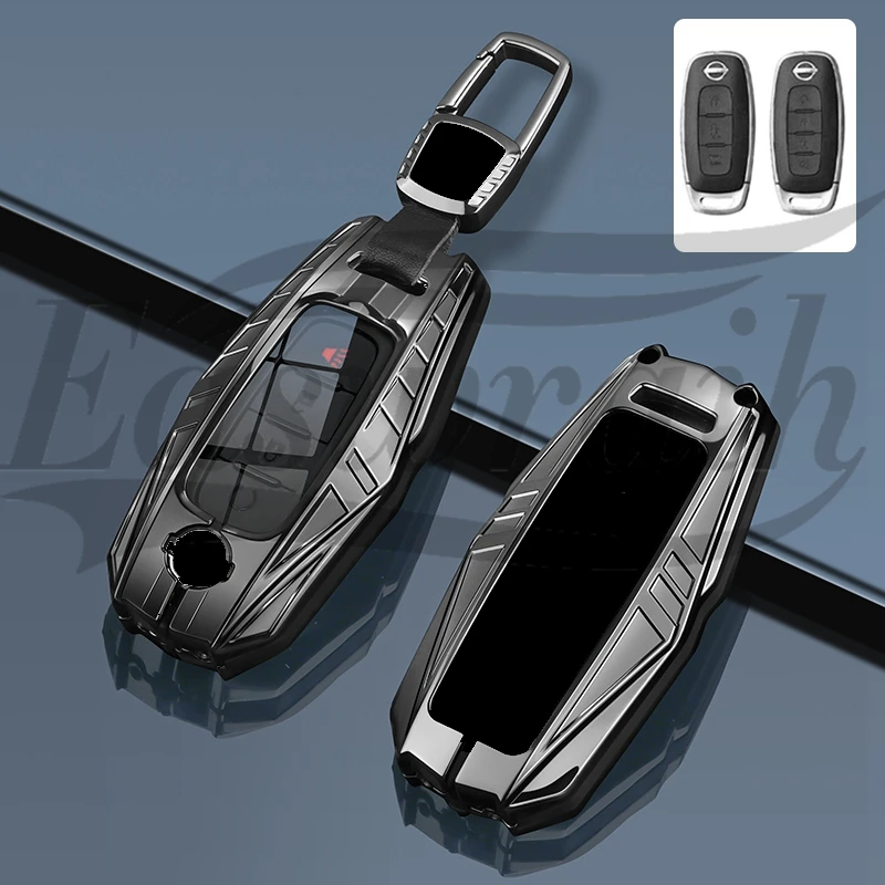 

Car Zinc Alloy Key Case Holder For Nissan Murano Versa Maxima Rogue Armada Sentra Qashqai X-Trail T31 Juke Smart Key Protective