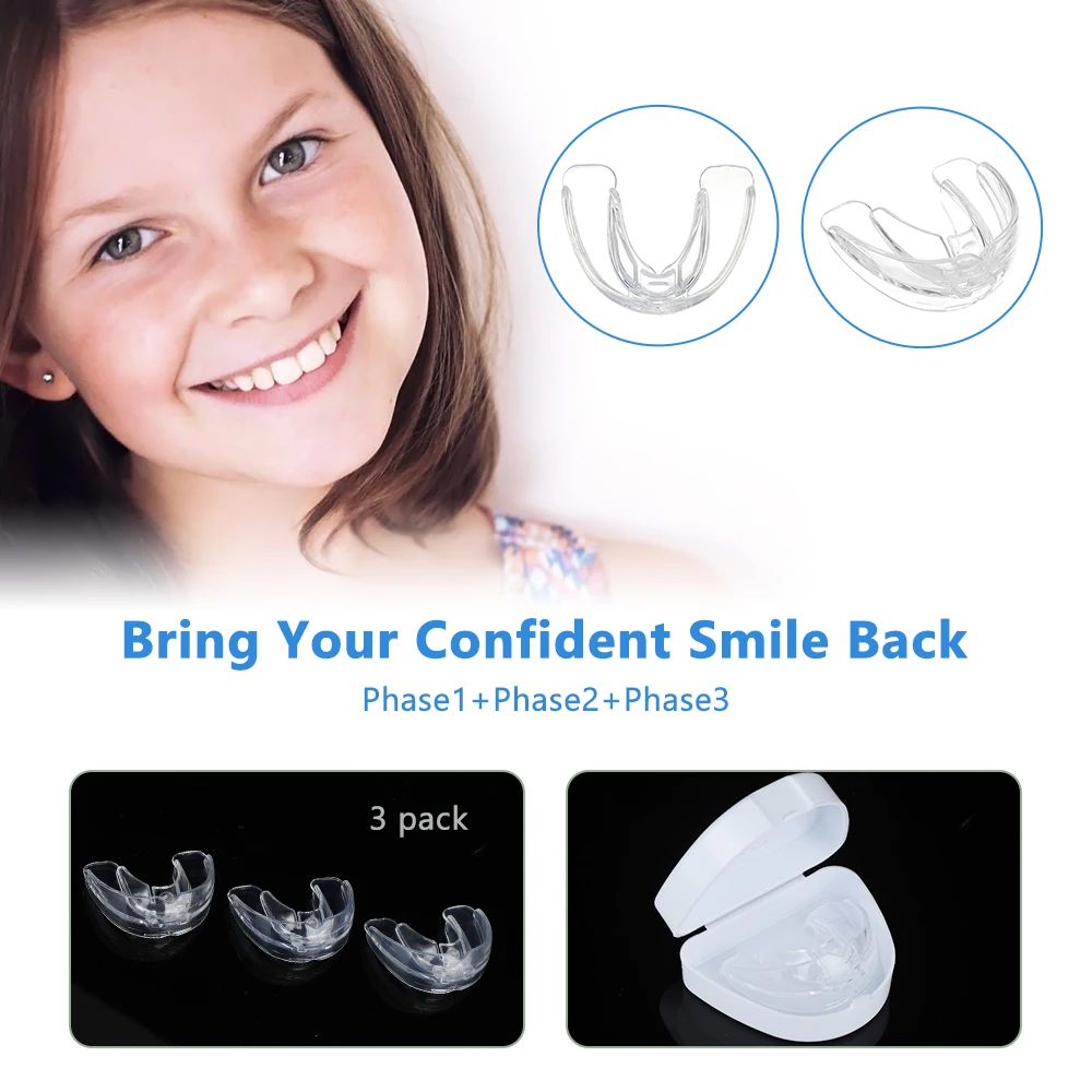 Teeth Retainer Bruxism Mouth Guard Set