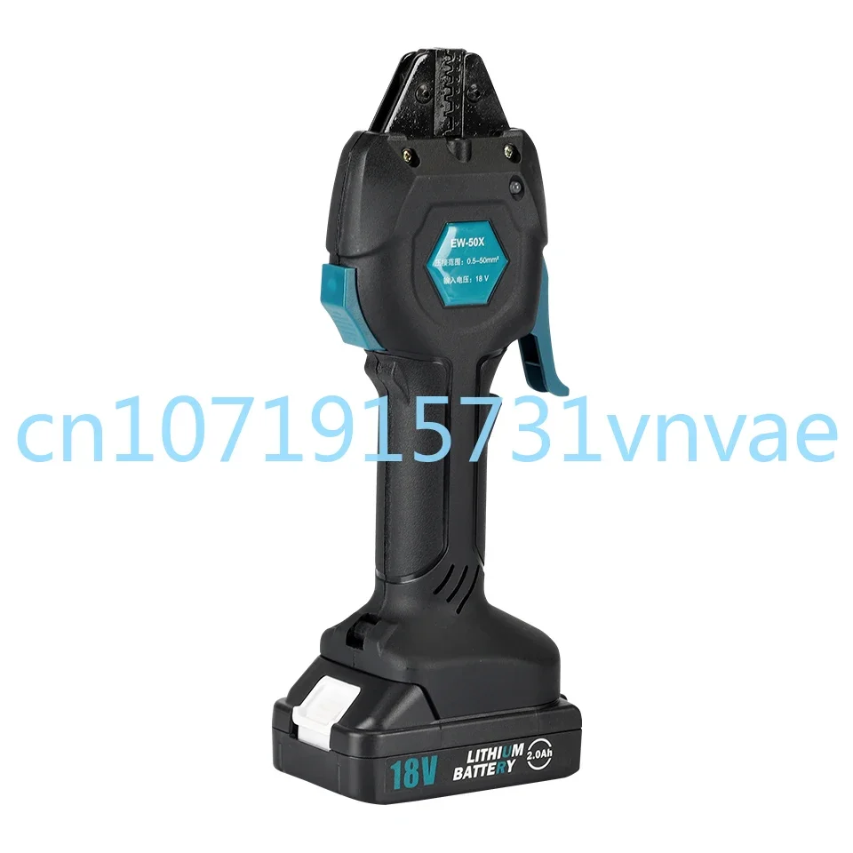

EW-50X Lightweight Electrical Cordless Wire Crimper Battery Powered Cold Crimping Tool for Connecting Wire Terminals