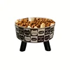 Stainless steel cat bowl - elevated pet feeding tray non-slip and non-dumping design puppy feeding water bowl high column bowl 6